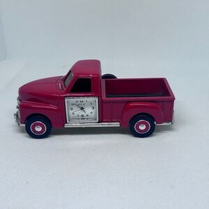 Vintage Fossil Relic Limited Edition Red Truck with Time Clock